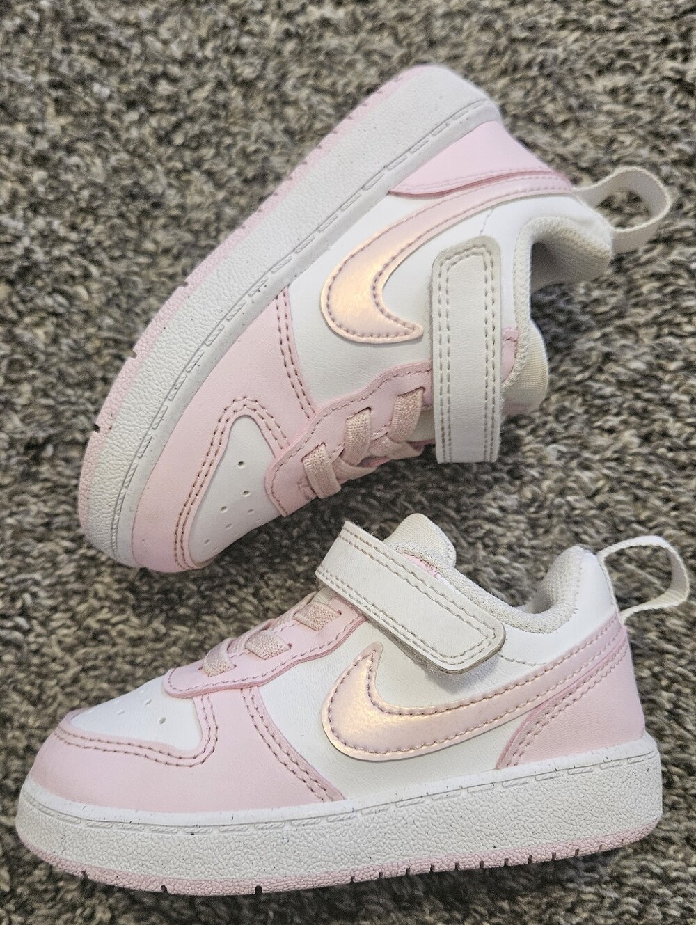 Nike Pink & White Toddler Shoes